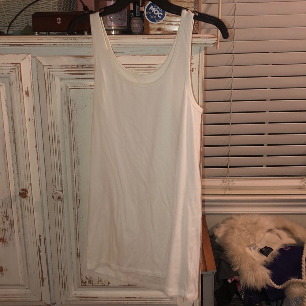 White tank top